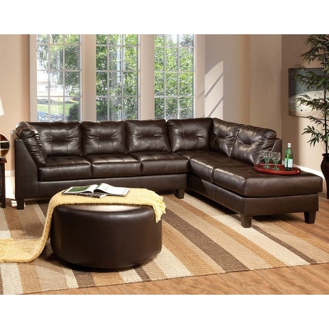 American Freight Intended For Norfolk Chocolate 3 Piece Sectionals With Raf Chaise (Photo 12 of 15)