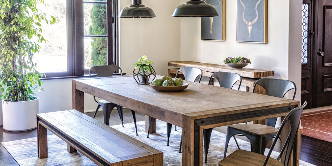 Amos Extension Dining Tables For Popular Industrial Dining Room With Amos Extension Dining Table (Photo 2 of 20)