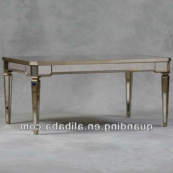 Antique Mirrored Glass Dining Table – Buy Glass Mirror Bedside With Regard To Best And Newest Mirror Glass Dining Tables (View 2 of 20)