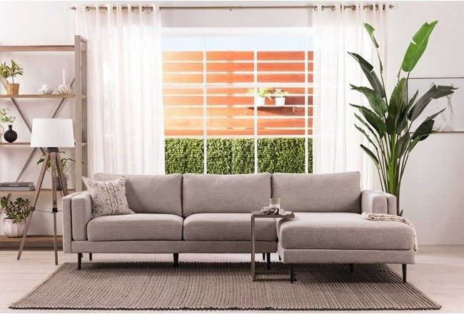 Featured Photo of 15 Ideas of Aquarius Light Grey 2 Piece Sectionals with Laf Chaise