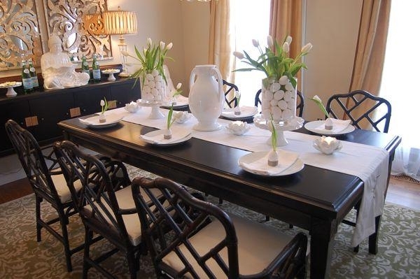 Asian Dining Tables Regarding Fashionable Easter Table Setting Ideas – Asian – Dining Room – Benjamin Moore (View 9 of 20)