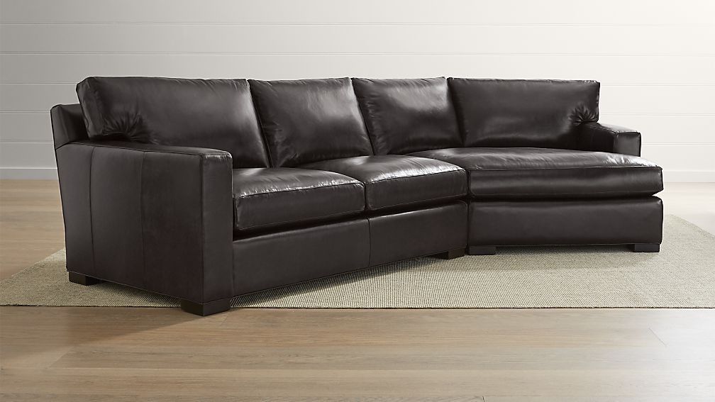 Axis Ii Leather 3 Piece Sectional Sofa Regarding 2017 Calder Grey 6 Piece Manual Reclining Sectionals (View 5 of 15)