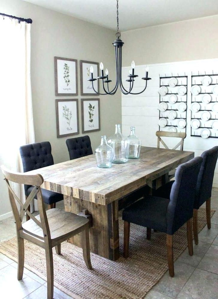 Barn House Dining Tables Inside Popular Farm House Dining Tables Farmhouse Chairs Rustic Metal Wood With A (Photo 19 of 20)