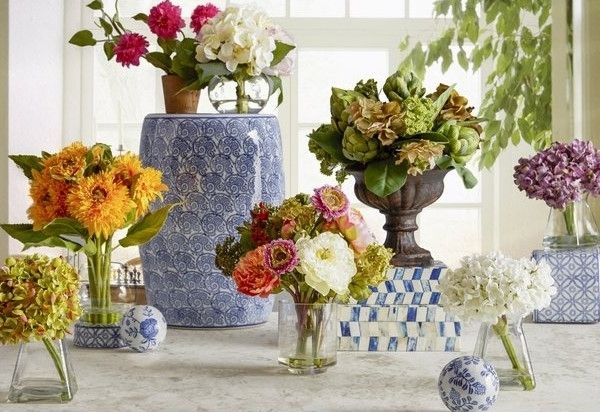 Beautiful Floral Centerpieces For Dining Tables For Warm And Eye Throughout Most Current Artificial Floral Arrangements For Dining Tables (View 11 of 20)