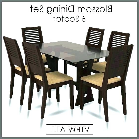 Best And Newest 6 Chairs Dining Table 6 Table And Chairs 6 Chair Dining Set 6 Dining Regarding Dining Tables And Six Chairs (Photo 11 of 20)