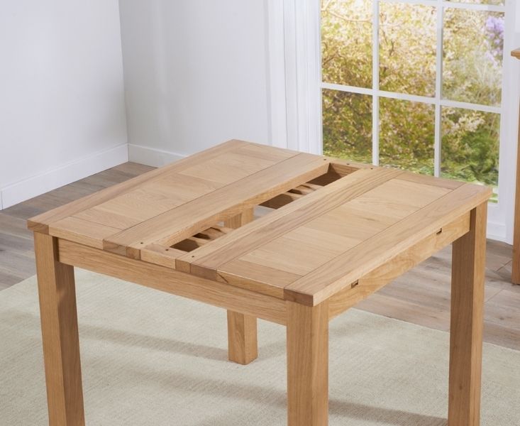 Best And Newest Buy Mark Harris Cambridge Solid Oak Dining Table – 90cm Square With Extending Solid Oak Dining Tables (View 3 of 20)