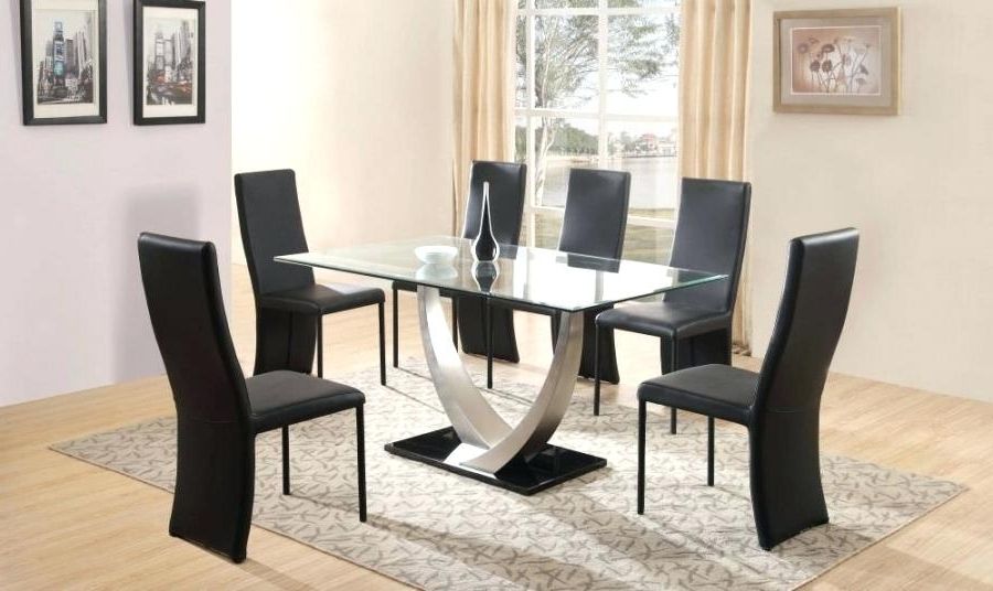 Best And Newest Glass Dining Tables 6 Chairs With Regard To Cheap Dining Table With 6 Chairs Dining Room Miraculous 6 Dining (Photo 4 of 20)