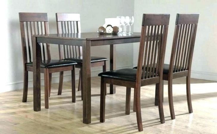 Best And Newest Solid Dark Wood Dining Tables With Regard To Imágenes De Dark Wood Dining Table And Chairs Preloved (View 20 of 20)