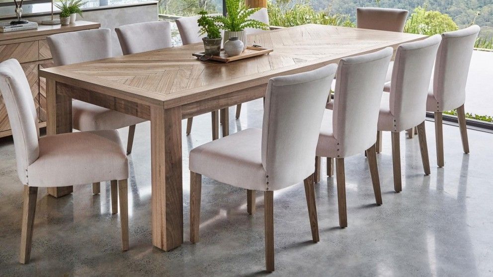 Buy Herringbone 270cm Rectangular Dining Table (View 7 of 20)