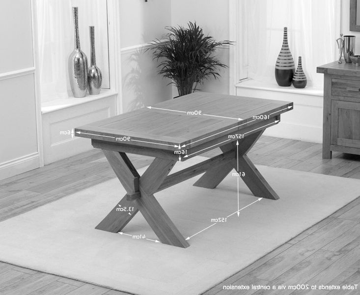 Buy Mark Harris Avignon Solid Oak Dining Table – 160cm Rectangular Throughout Favorite Solid Oak Dining Tables (Photo 7 of 20)