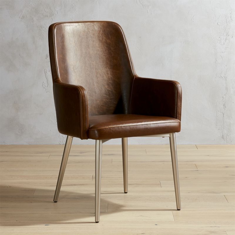 Featured Photo of  Best 20+ of Leather Dining Chairs
