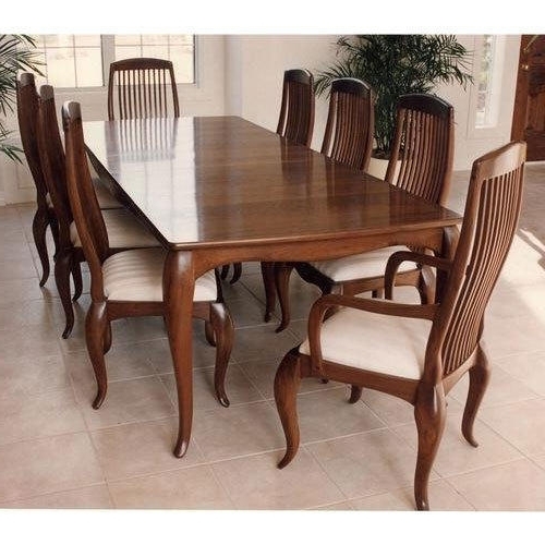 Cheap 8 Seater Dining Tables Intended For Preferred 8 Seater Wooden Dining Table Set, Dining Table Set – Craft Creations (View 8 of 20)