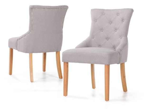 Chester Dining Chairs In Well Known Chester Dining Chairs With Oak Wood Legs (Photo 1 of 20)