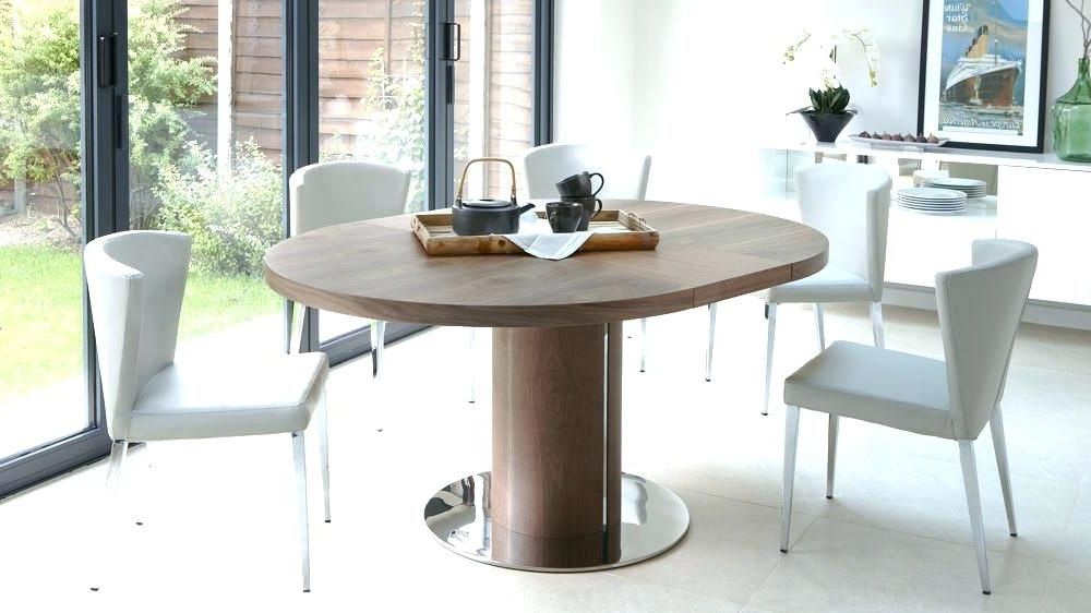 Circular Extending Dining Tables And Chairs Intended For Current Round Extending Dining Table Sets Circular Extending Dining Table (View 5 of 20)