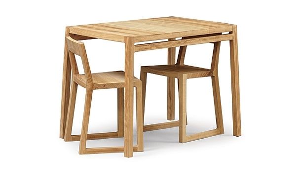 Compact Ash Dining Set – Finewoodworking Pertaining To Widely Used Compact Dining Sets (View 18 of 20)