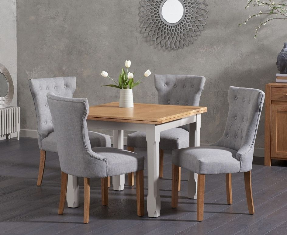 Cora Dining Tables Throughout 2017 Somerset 90cm Flip Top Oak And Grey Dining Table With Cora Grey (View 16 of 20)