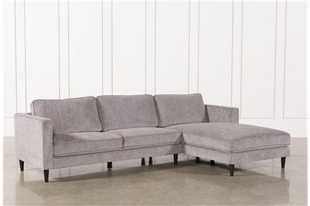 Cosmos Grey 2 Piece Sectional W/raf Chaise (View 8 of 15)