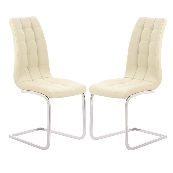 Featured Photo of 20 Best Cream Faux Leather Dining Chairs