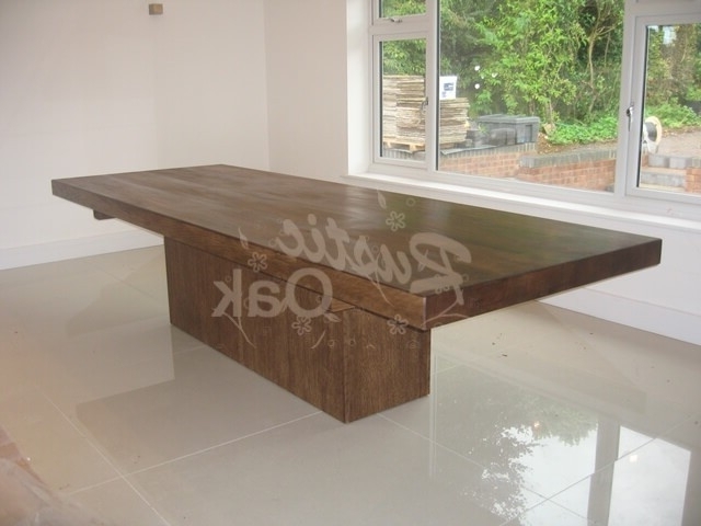 Cube Based Dining Table – Rustic Oak Regarding Most Recently Released Cube Dining Tables (Photo 7 of 20)