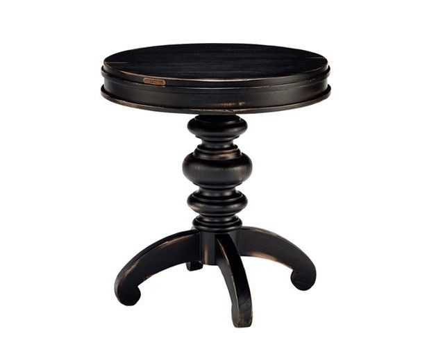 Current Magnolia Home Taper Turned Jo's White Gathering Tables Inside This Quaint Dainty Pedestal Trivet End Table Is An Excellent Accent (View 8 of 20)
