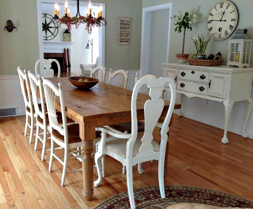 Custom, Hand Made Farm Tables And For Farm Dining Tables (View 9 of 20)