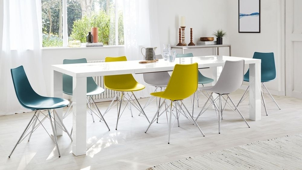 Featured Photo of The 20 Best Collection of White Gloss Extending Dining Tables