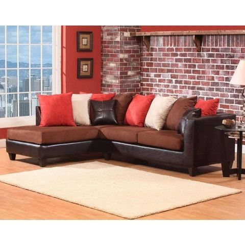 Dark Brown Chocoloate Couch, 2 Pc (View 10 of 15)