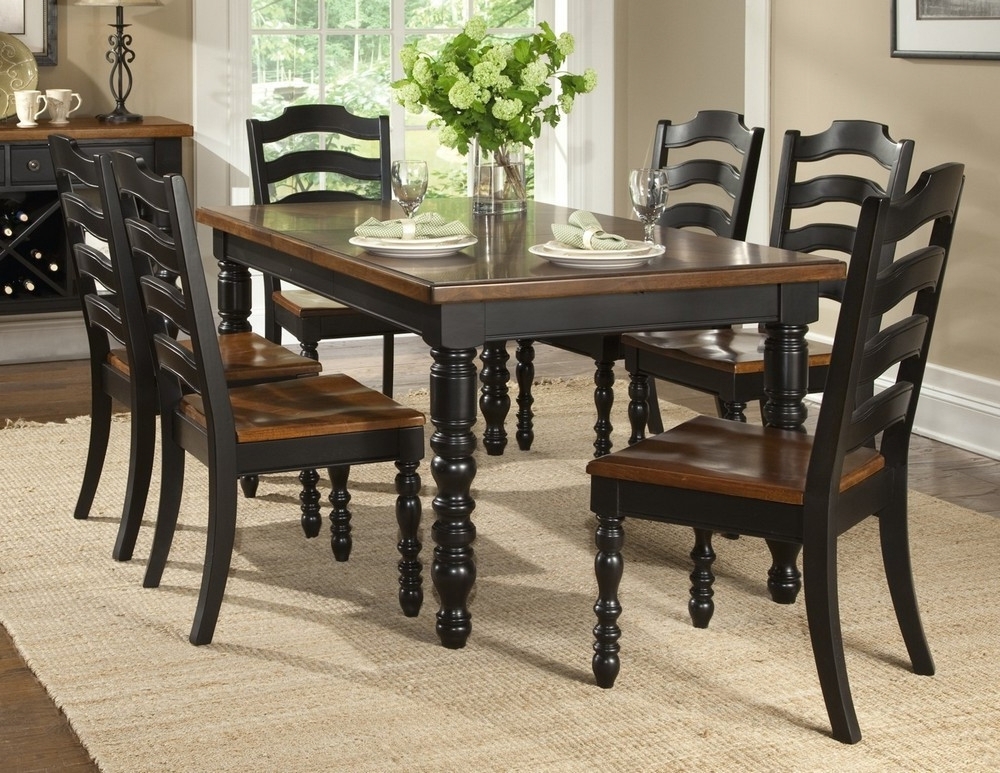 Dark Wood Dining Room Furniture In Popular 19 Dark Wood Dining Table Set, Furniture: Rustic Wooden Dining Room (View 18 of 20)