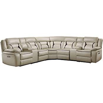 Declan 3 Piece Power Reclining Sectionals With Right Facing Console Loveseat Pertaining To Latest Amazon: Homelegance Amite 6 Piece Power Reclining Sectional Sofa (Photo 1 of 15)