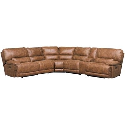sectionals piece grey reclining headrests power denali light