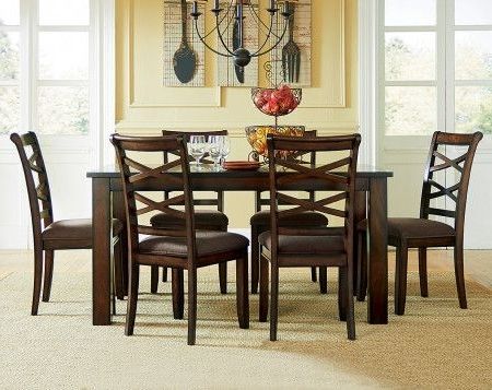 Featured Photo of The Best Market 7 Piece Dining Sets with Side Chairs
