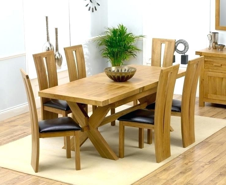 Dining Room Tables For 6 Oak Dining Room Table And Chairs Remarkable With Regard To Most Current Oak Dining Tables With 6 Chairs (View 7 of 20)