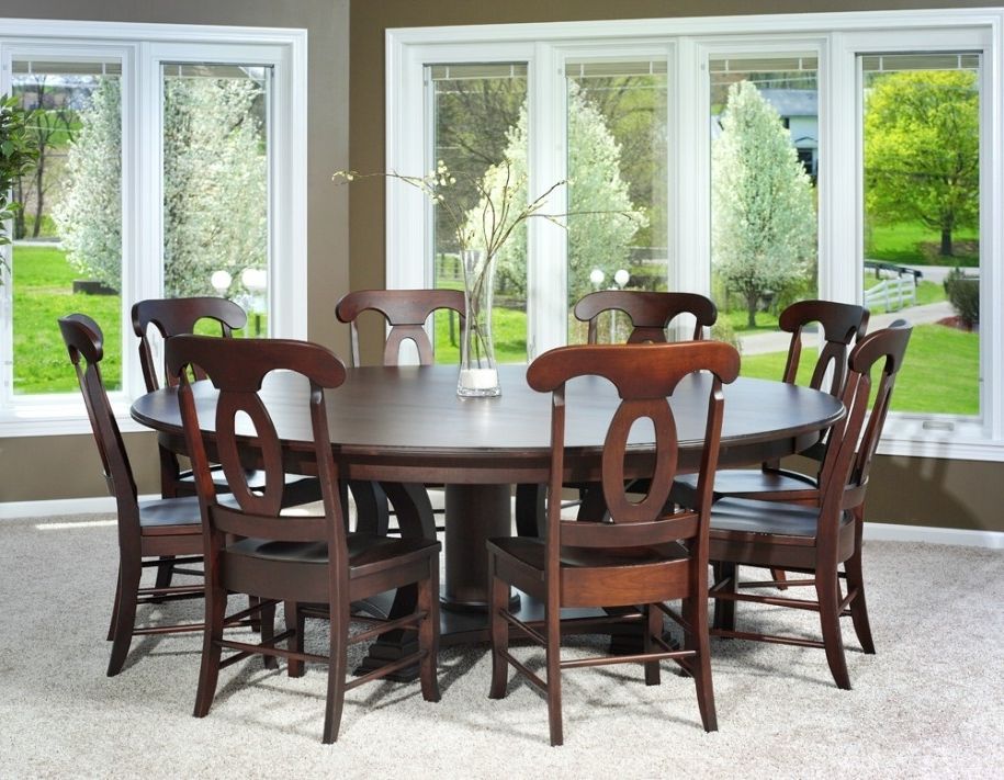 round dining table with 8 chairs Best 20+ of 8 seater round dining table and chairs