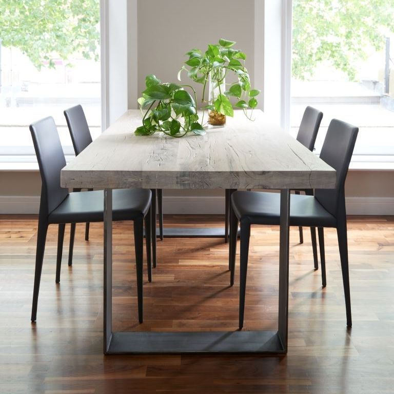 Dining Tables With Large Legs In Popular Rustik Dining Table From Stock (View 10 of 20)