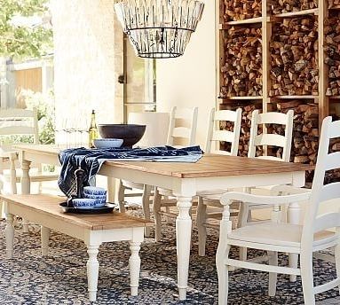 Dining Tables With White Legs And Wooden Top Throughout Recent With Its Classy Combination Of Artisanal White Legs And A Light Wood (View 7 of 20)