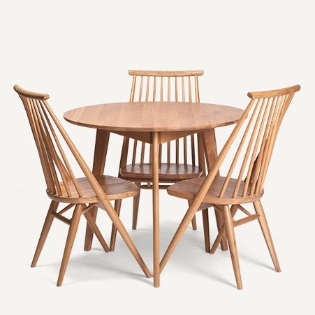 Dodge Scandinavian Modern Style Furniture, Solid Wood Oak Dining Regarding Well Known Oak Dining Suite (View 14 of 20)