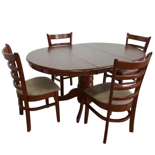 Extendable Dining Tables Sets Inside Fashionable By Designs Bennett 4 Seater Extendable Dining Table Set & Reviews (View 11 of 20)