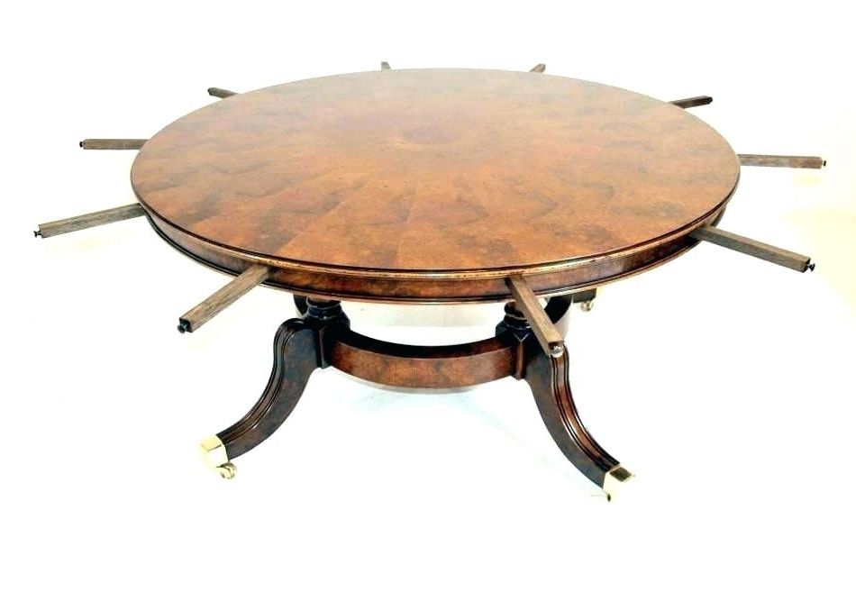 Extendable Round Dining Tables For Well Known Expandable Round Dining Table Expandable Round Table Extendable (View 7 of 20)