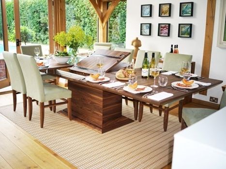 Extending Rectangular Dining Tables For Most Current Extra Large Dining Tables. Wide Oak & Walnut Extending Dining Tables (Photo 1 of 20)