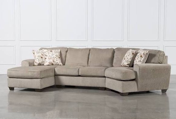 Famous Ashley Patola Park 3 Piece Cuddler Sectional W/raf Corner Chaise Regarding Delano Smoke 3 Piece Sectionals (View 4 of 15)