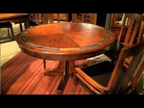 Famous Craftsman Home Round Convert A Height Pedestal Dining Table With Craftsman Round Dining Tables (Photo 1 of 20)