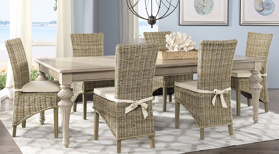 Famous Dining Room Rattan Table Chairs Rattan Dining Room Table And Chairs Intended For Rattan Dining Tables And Chairs (Photo 1 of 20)