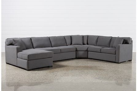 Famous Grey Sectional Sofa Kerri 2 Piece W Raf Chaise Living Spaces 107153 In Kerri 2 Piece Sectionals With Laf Chaise (View 11 of 15)