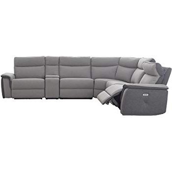 Fashionable Declan 3 Piece Power Reclining Sectionals With Right Facing Console Loveseat In Amazon: Homelegance Amite 6 Piece Power Reclining Sectional Sofa (Photo 7 of 15)