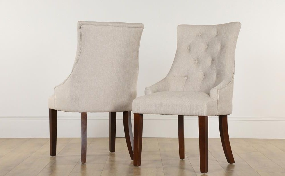 Featured Photo of 20 The Best Button Back Dining Chairs