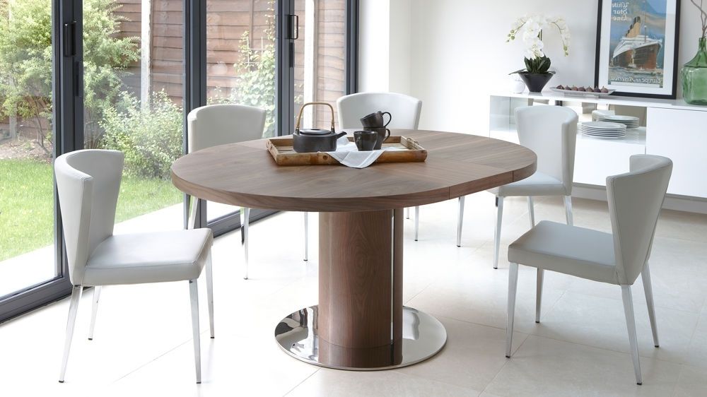 Fashionable Round Extendable Dining Table Design (Photo 6 of 20)