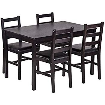 Favorite Amazon – Target Marketing Systems 5 Piece Valencia Dining Set In Valencia 5 Piece Round Dining Sets With Uph Seat Side Chairs (View 15 of 20)