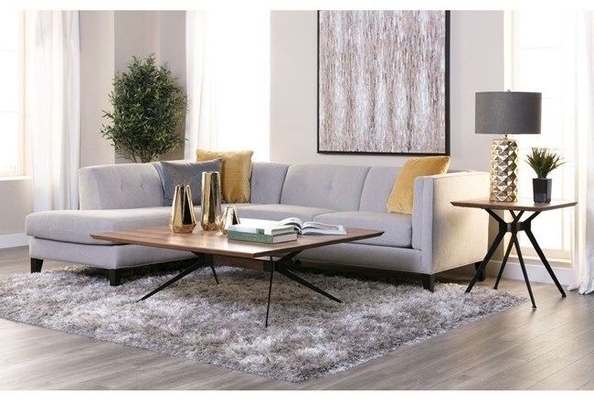 Favorite Avery 2 Piece Sectional W/raf Armless Chaise (View 1 of 15)