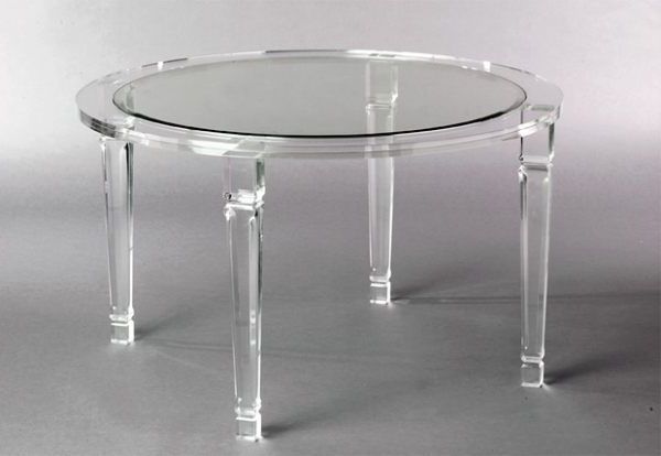 Furniture Pertaining To Most Popular Round Acrylic Dining Tables (View 1 of 20)