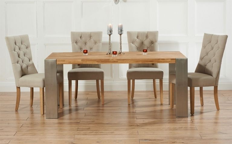 Featured Photo of 20 Inspirations Oak Dining Tables and Chairs